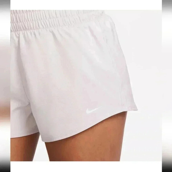 NWT Nike Shorts One Dri Fit Mid Rise Brief Lined Size Small Light Purple - Picture 6 of 8